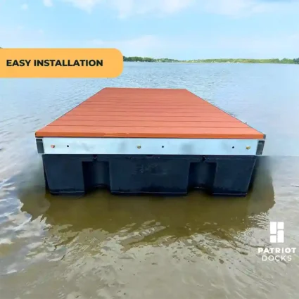 low-pro-section-dock 4’x8’ Low Profile Floating Dock Section