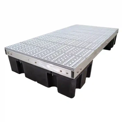 low pro section poly gray 4’x8’ Low Profile Floating Dock Section gray poly