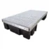 4’x8’ Low Profile Floating Dock Section gray poly