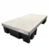 low profile floating dock section poly tan