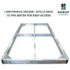 low profile floating dock frame
