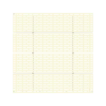 4 foot x 4 foot poly decking panel tan