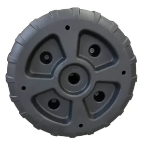 24" poly dock wheel