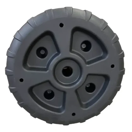 24" poly dock wheel