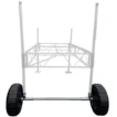 lake end of roll in dock with wheels